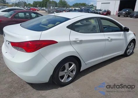 2013 Hyundai Elantra Gls z USA, uszkodzony, nr VIN 5NPDH4AEXDH431563